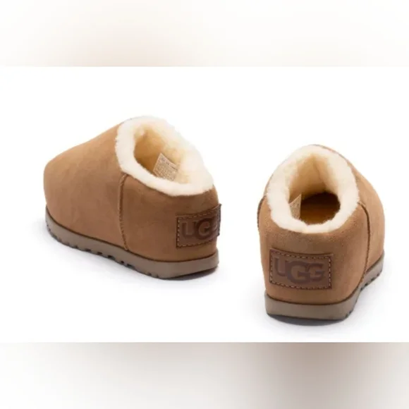 UGG Wmns Pumped Slide 'Chestnut' Slippers Size 9 W/Box MSRP $160 - Picture 2 of 12